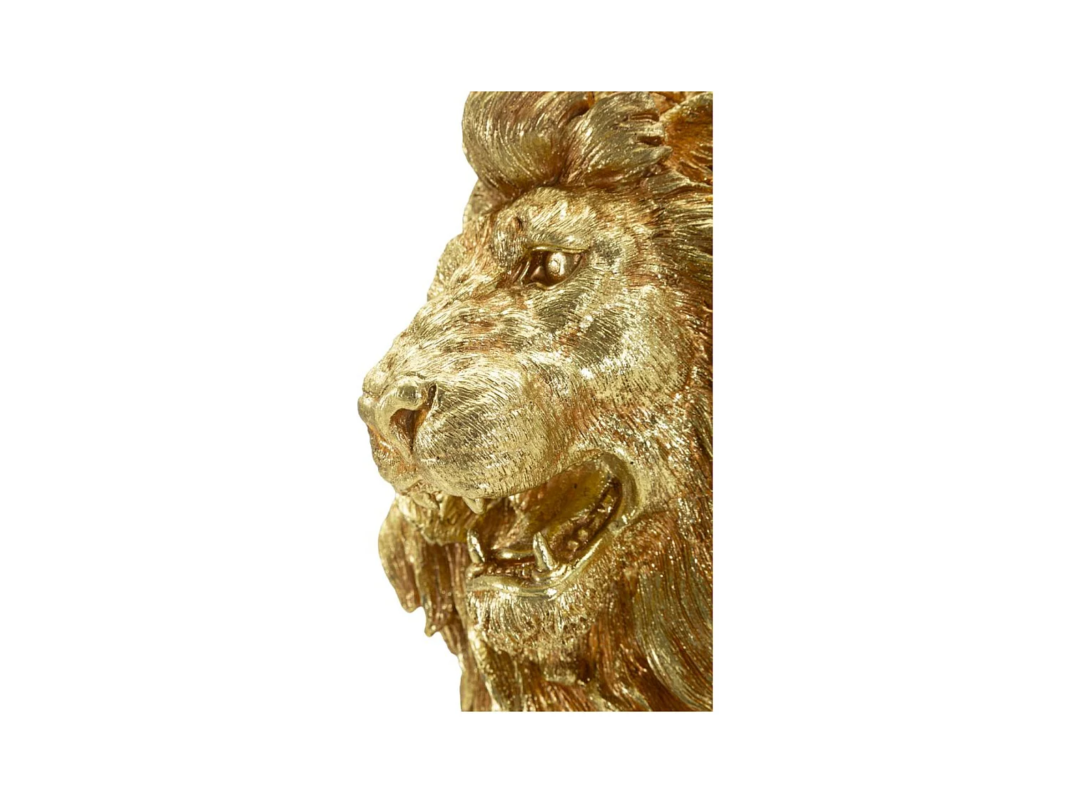 Beeldhouwwerk Leeuw 2, Goud, 45x29x55 cm, Seven Design