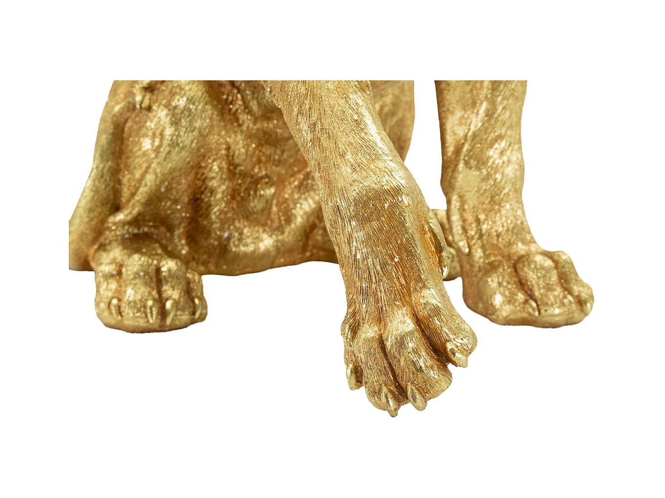 Beeldhouwwerk Leeuw 2, Goud, 45x29x55 cm, Seven Design