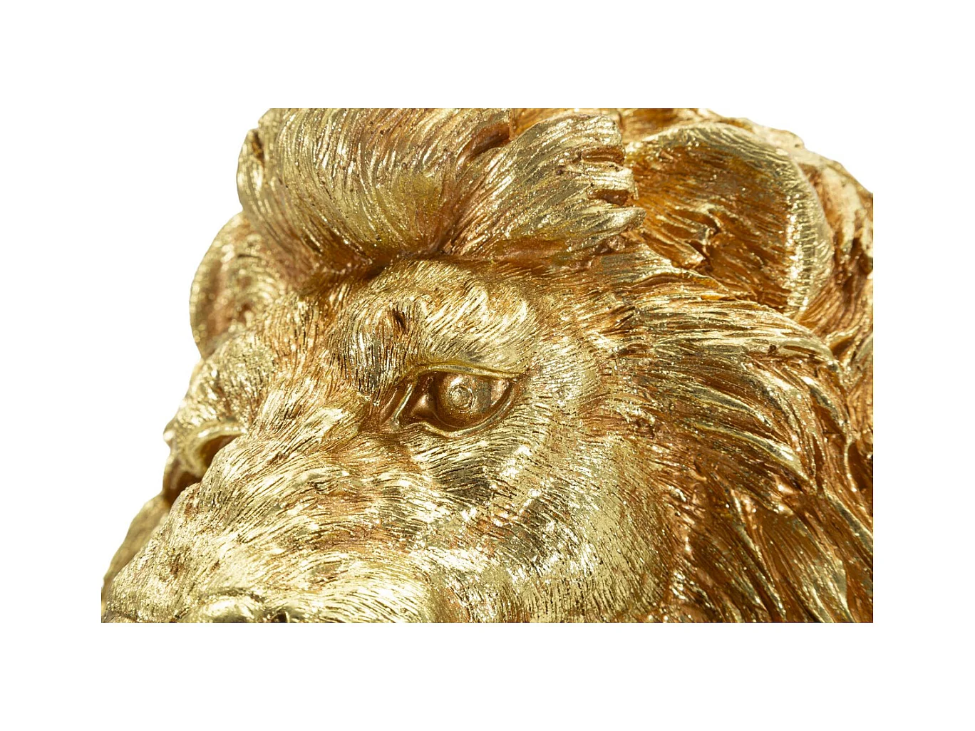 Beeldhouwwerk Leeuw 2, Goud, 45x29x55 cm, Seven Design