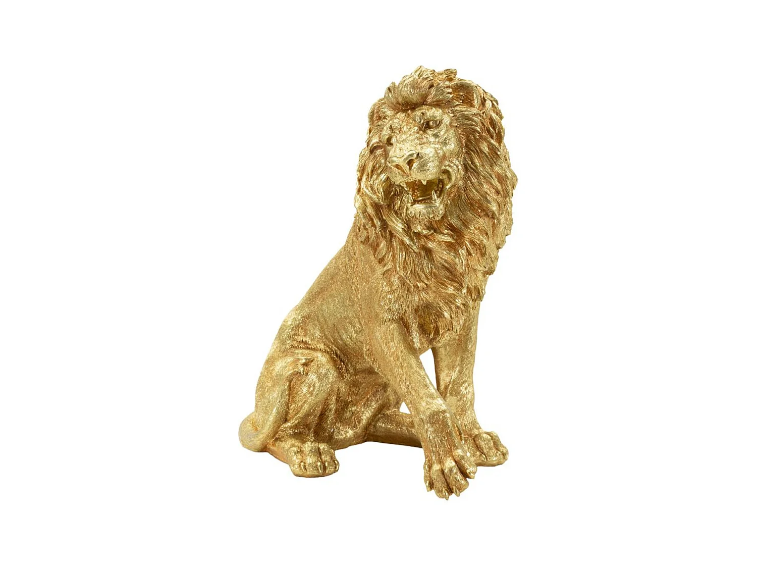 Beeldhouwwerk Leeuw 2, Goud, 45x29x55 cm, Epikasa