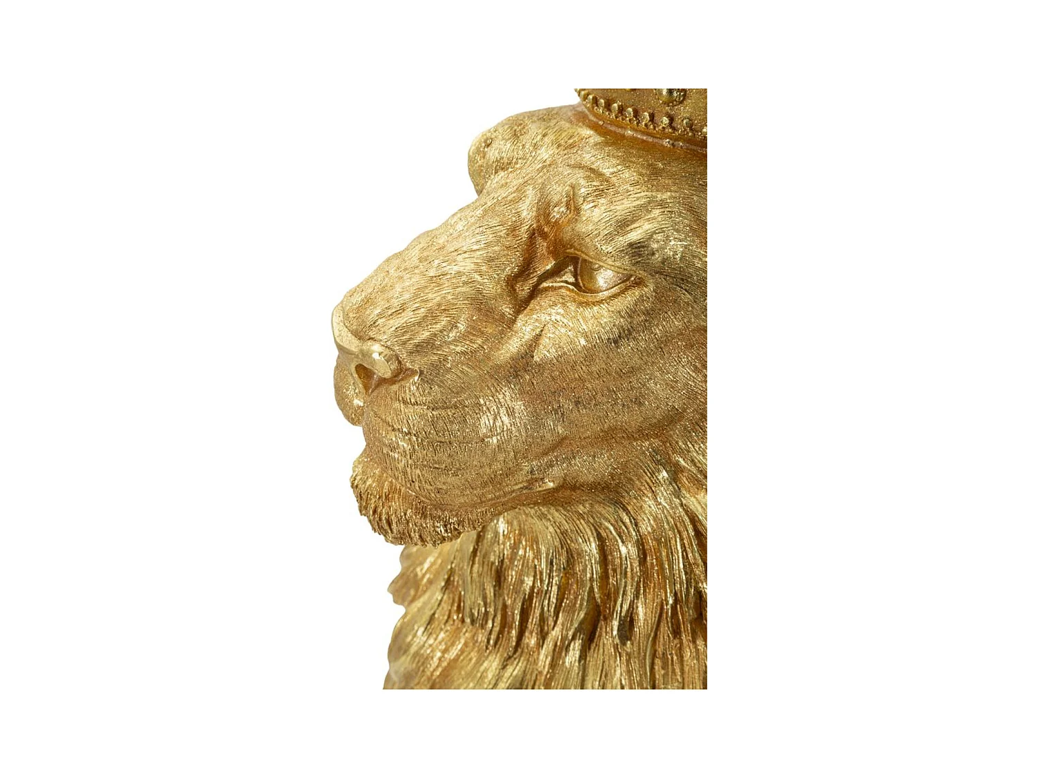 Beeldhouwwerk Leeuw 1, Goud, 30x42x74 cm, Epikasa
