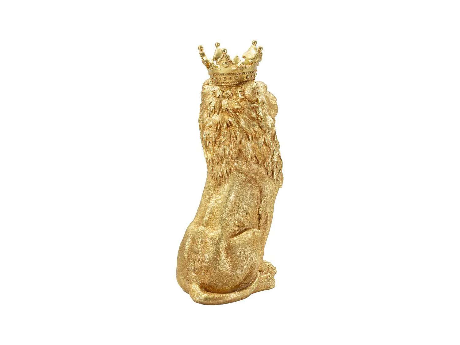 Beeldhouwwerk Leeuw 1, Goud, 30x42x74 cm, Epikasa