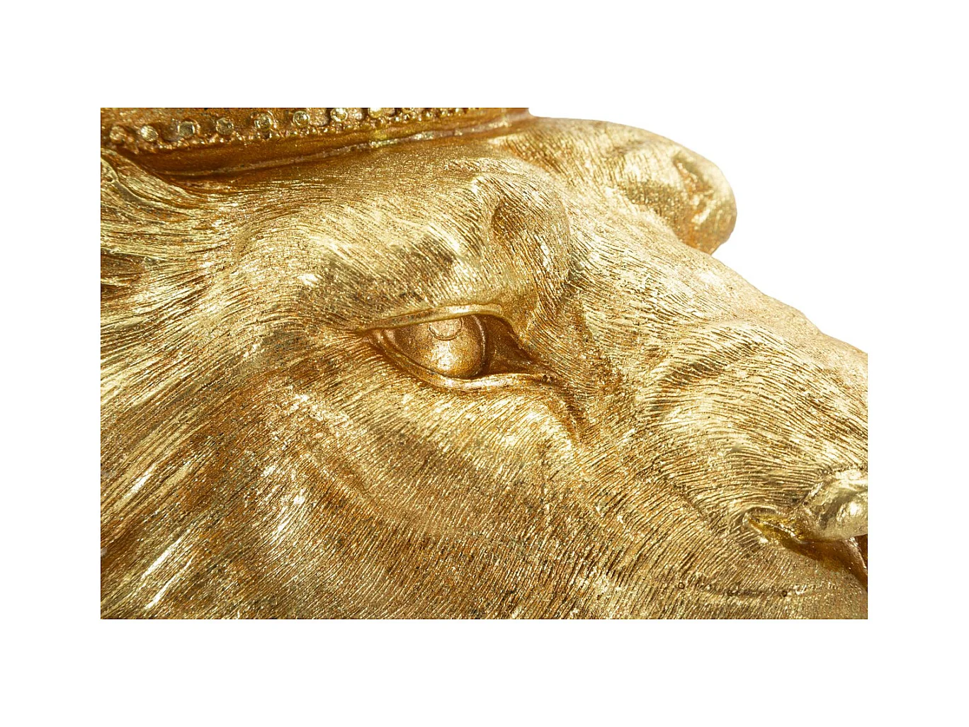 Beeldhouwwerk Leeuw 1, Goud, 30x42x74 cm, Epikasa