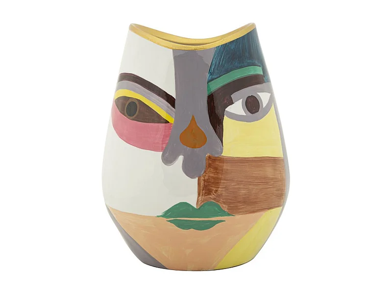 Wazon Dekoracyjny MF844, Wielokolorowy, 19x19x24,5 cm, Seven Design
