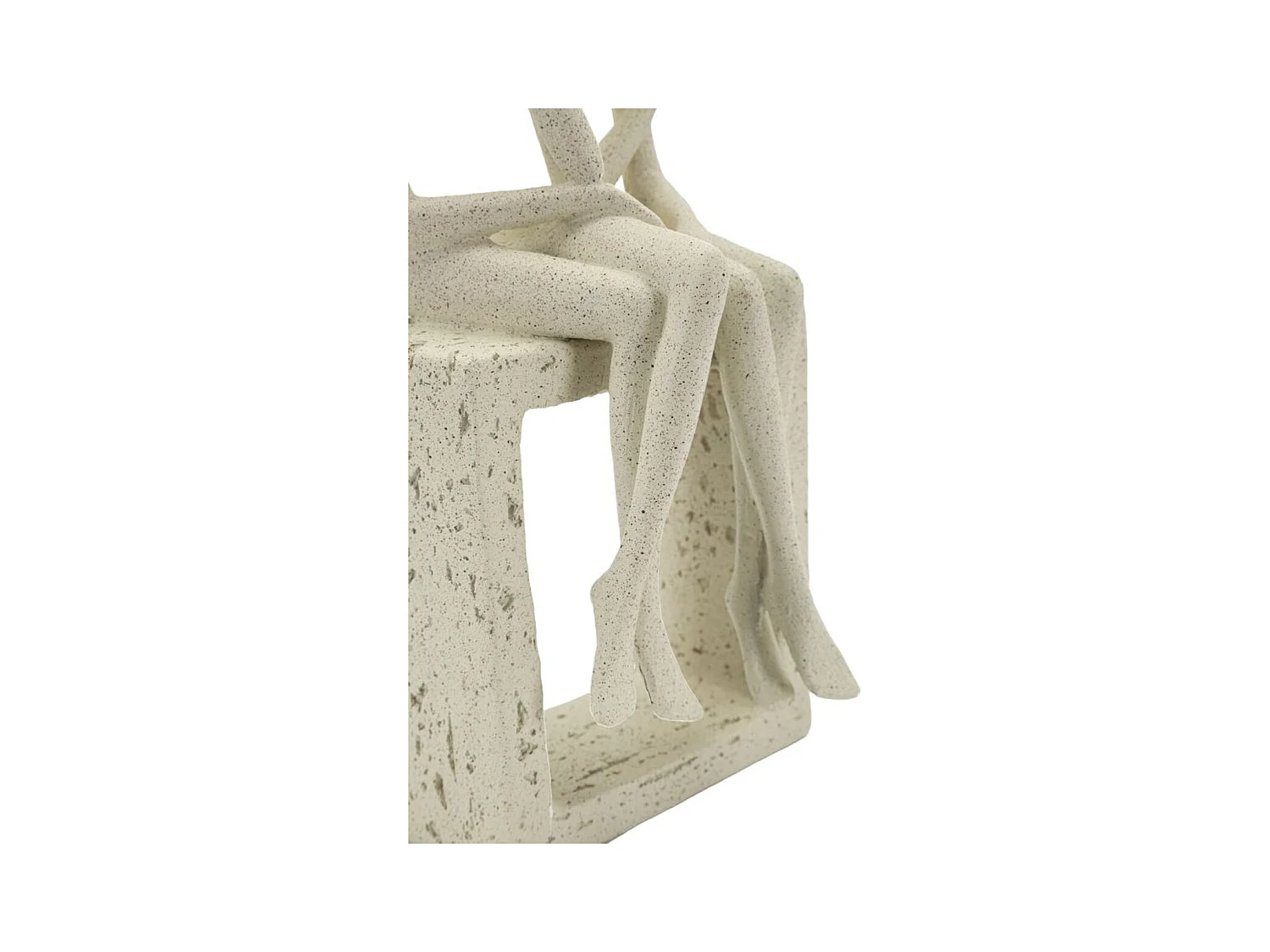 Scultura Persone 1, Beige, 11,5x9x25 cm, Epikasa