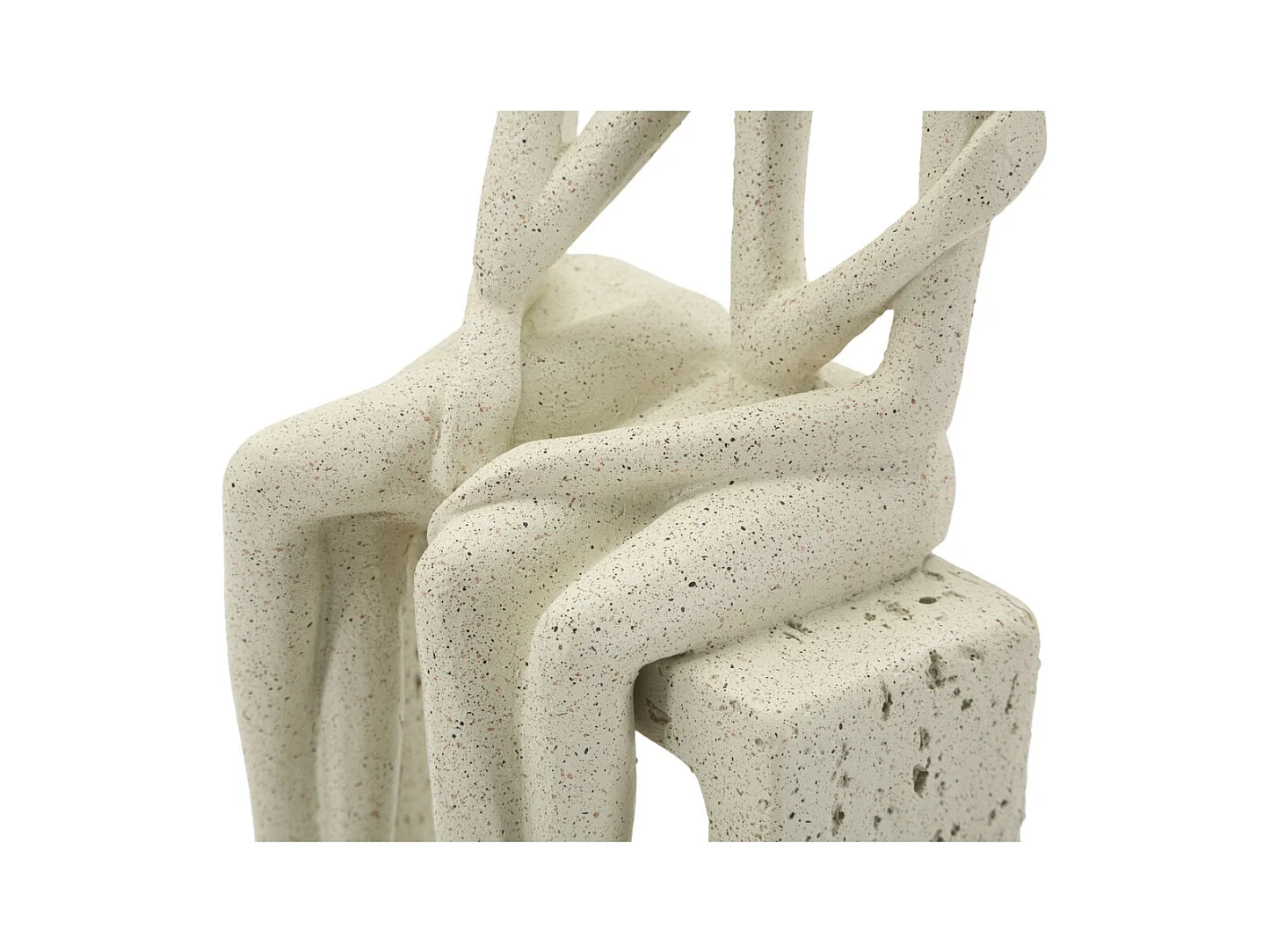 Scultura Persone 1, Beige, 11,5x9x25 cm, Epikasa