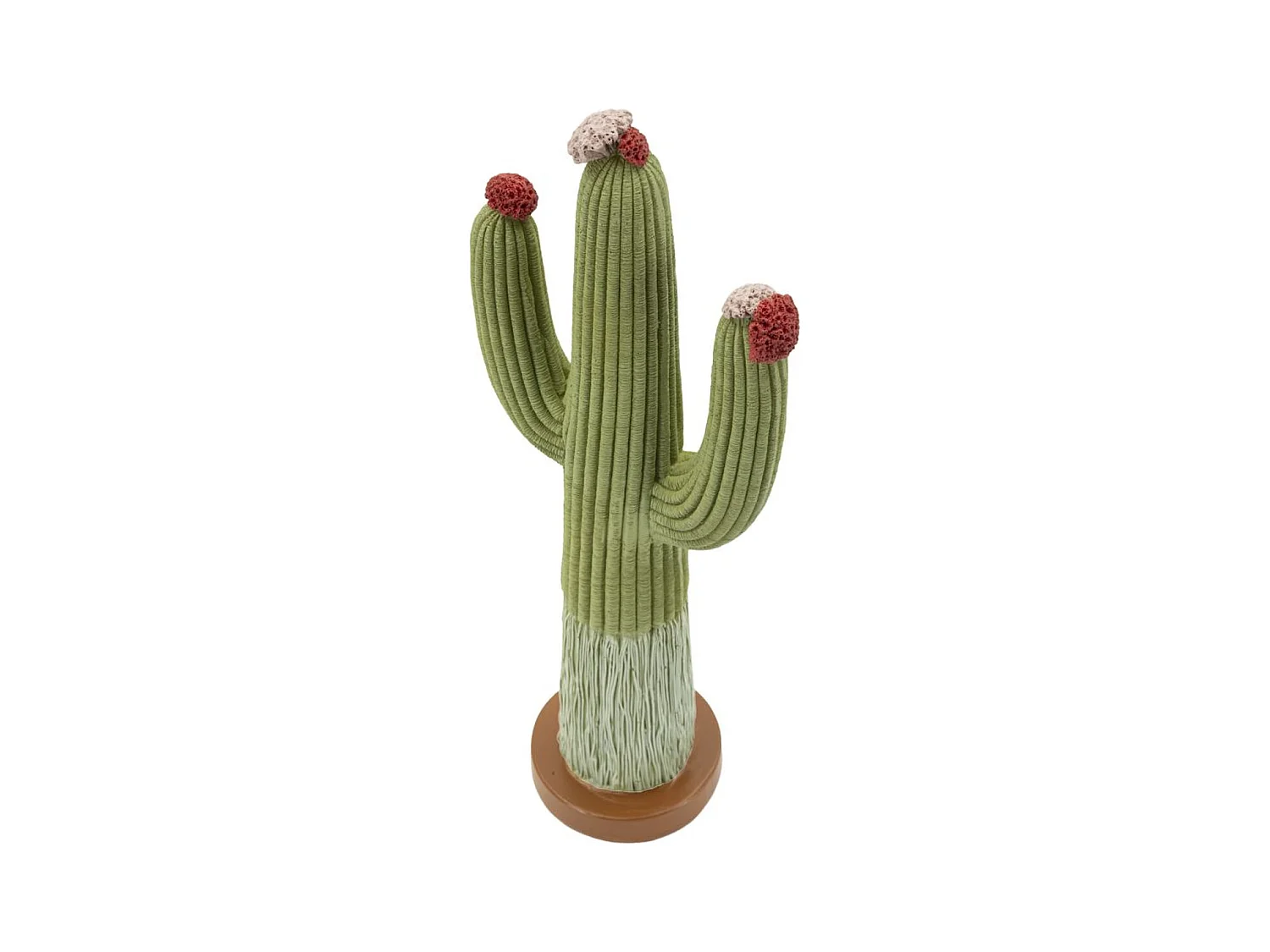 Sculpture Cactus, Multicouleur, 16,5x11x45 cm, Seven Design