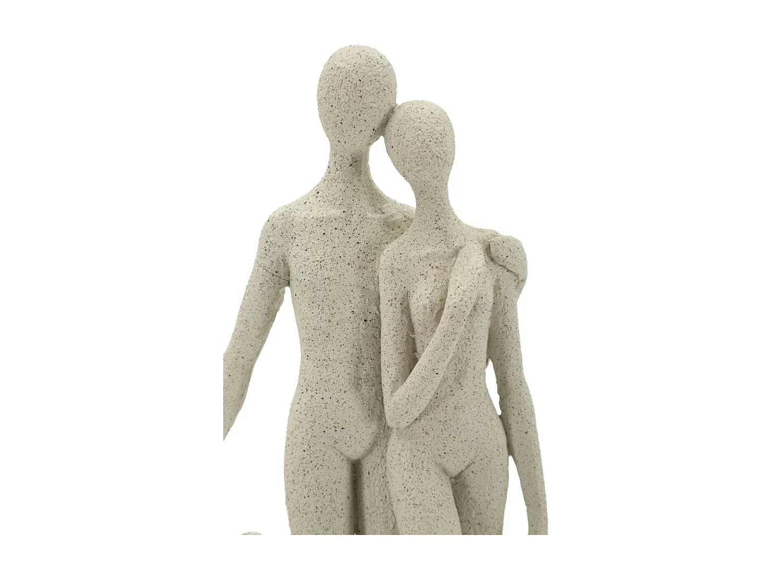 Sculpture Personnes, Beige, 16x8x30,5 cm, Seven Design