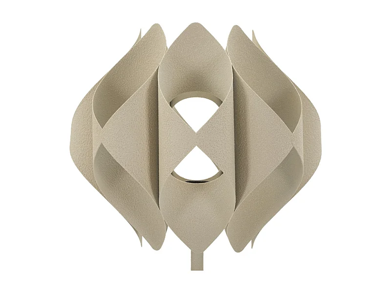 Lampada da Terra MF764, Beige, 39,5x39,5x155 cm, Epikasa