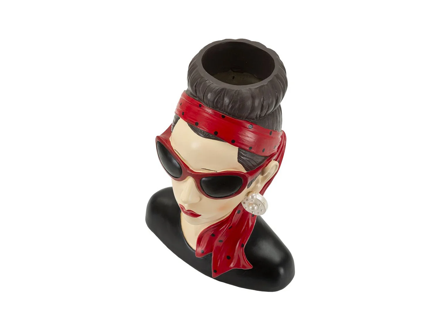 Sculpture Femme 4, Multicouleur, 21x16x27 cm, Seven Design