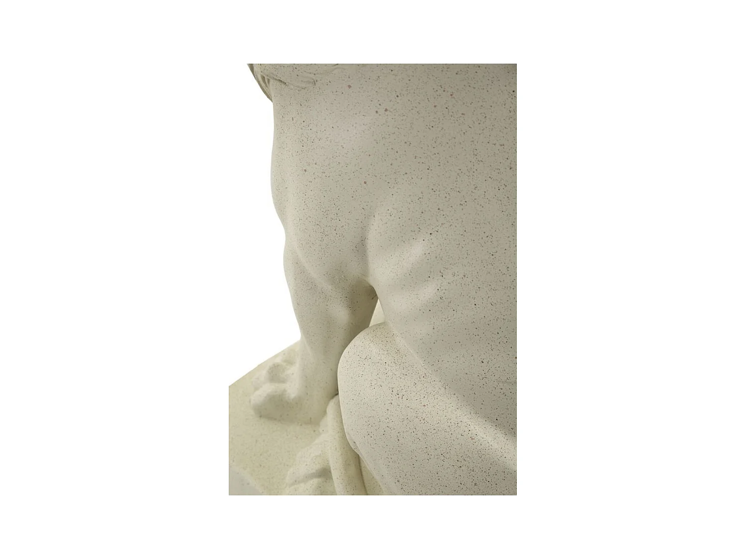 Escultura Leão 3, Bege, 17,5x25x40 cm, Seven Design