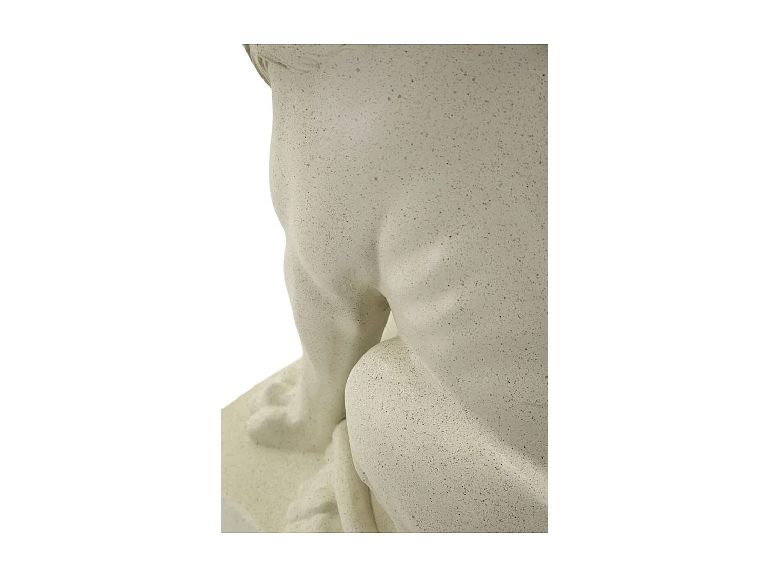 Escultura Leão 3, Bege, 17,5x25x40 cm, Seven Design