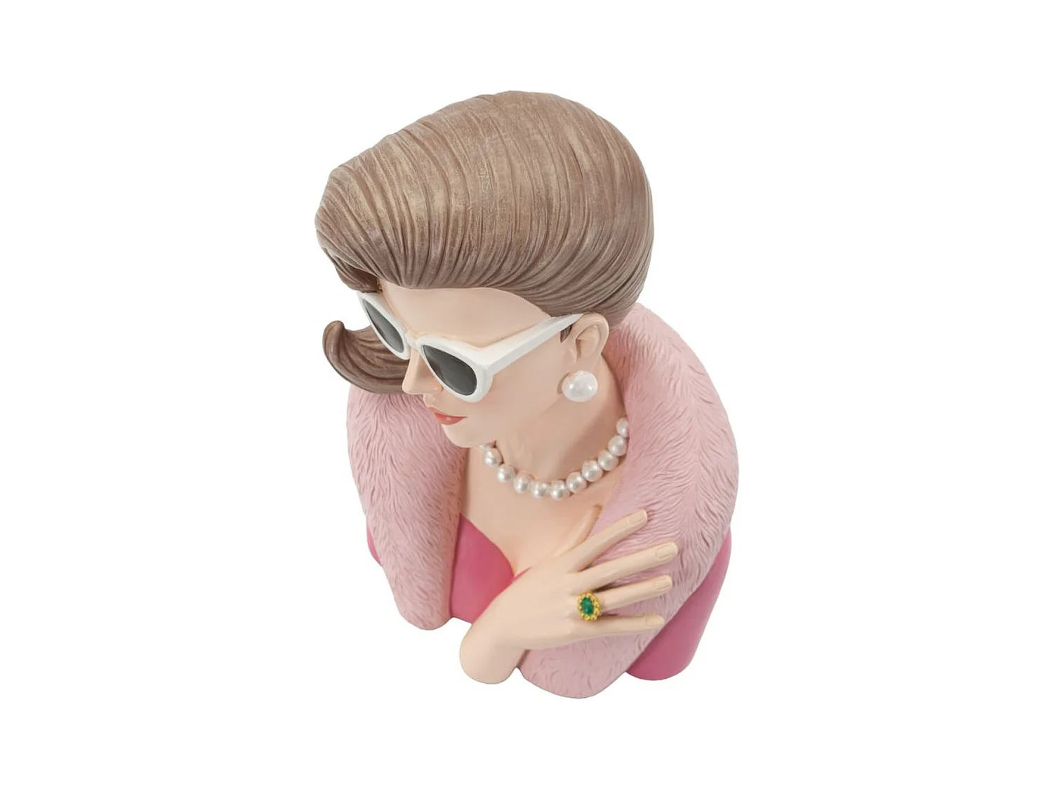 Sculpture Femme 2, Multicouleur, 18x12x28 cm, Seven Design