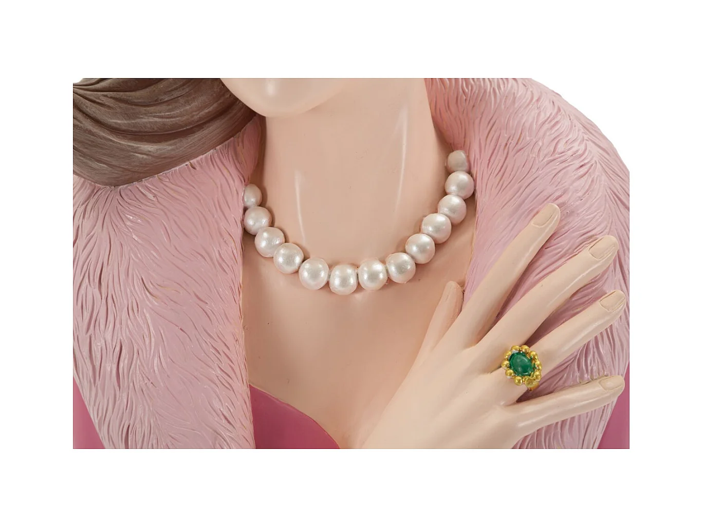 Sculpture Femme 2, Multicouleur, 18x12x28 cm, Seven Design