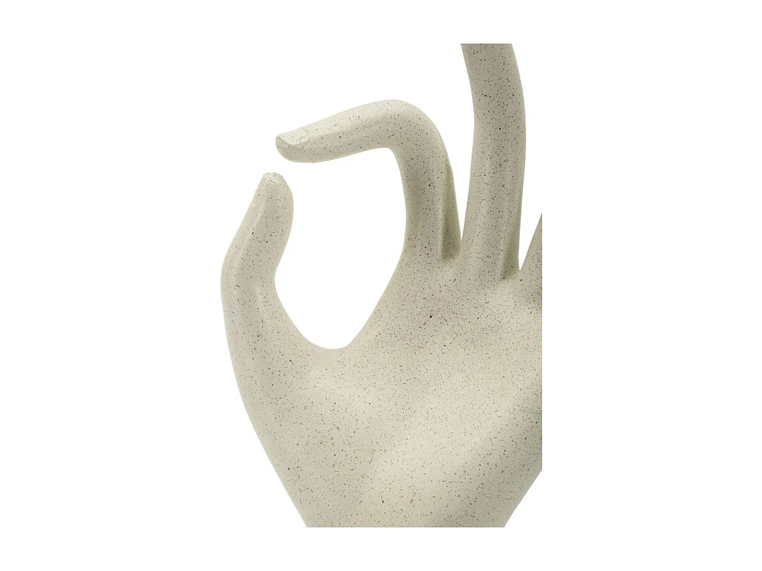 Sculpture Main 1, Beige, 14x10x24 cm, Seven Design