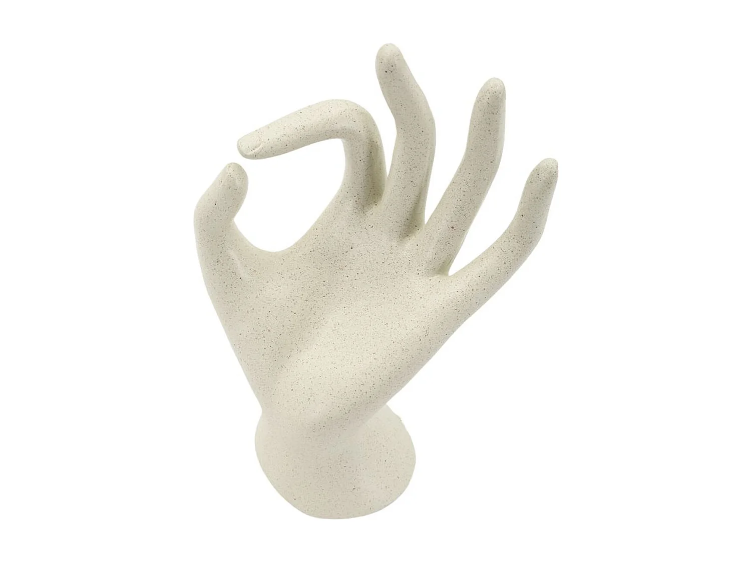 Sculpture Main 1, Beige, 14x10x24 cm, Seven Design