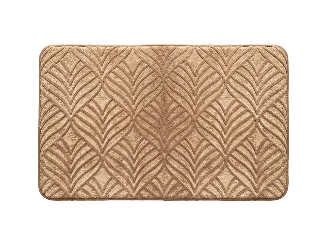 Tapis de bain texturé mémoire de forme 50x80cm