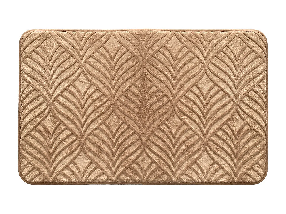 Tapis de bain texturé mémoire de forme 50x80cm