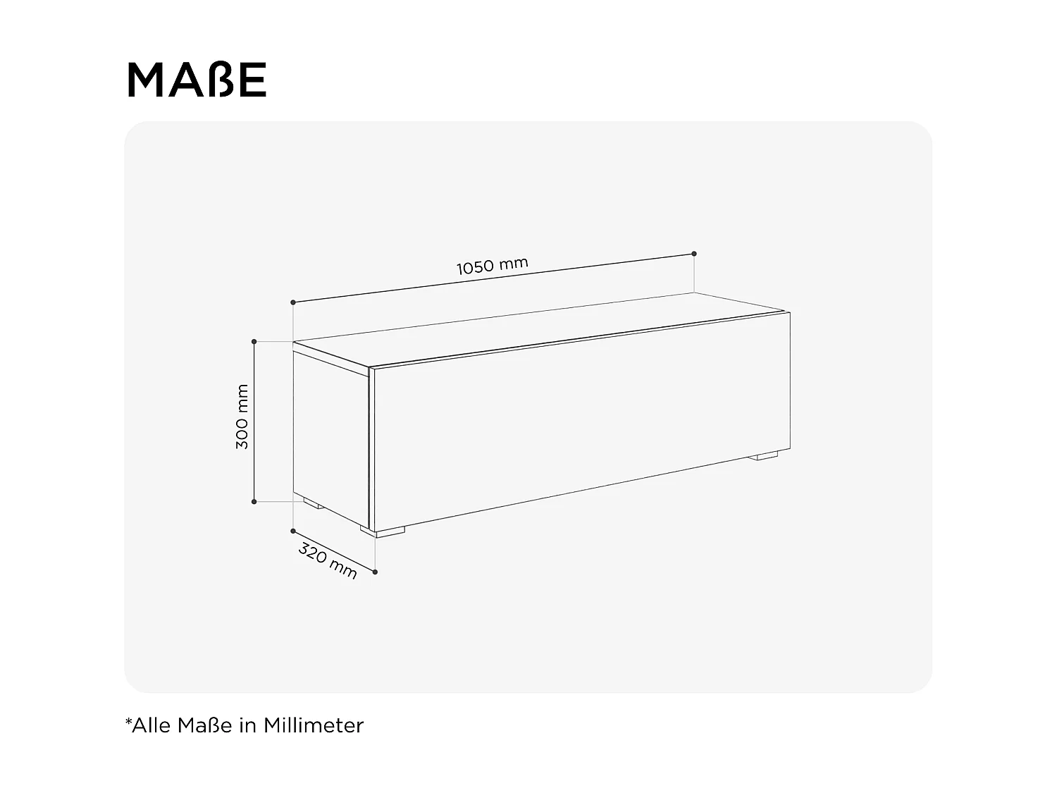 Meuble TV 105 cm 140 cm Banc Télé  Suspendu Banc Télévision Moderne Flottante pour Salon