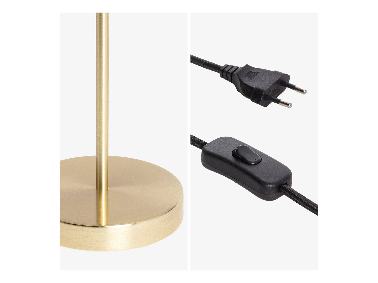 Lampada in metallo e vetro, 20cm, verde