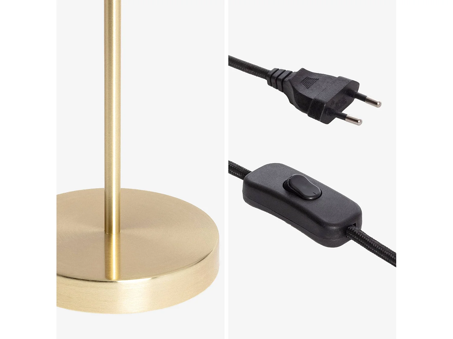 Lampada in metallo e vetro, 20cm, verde