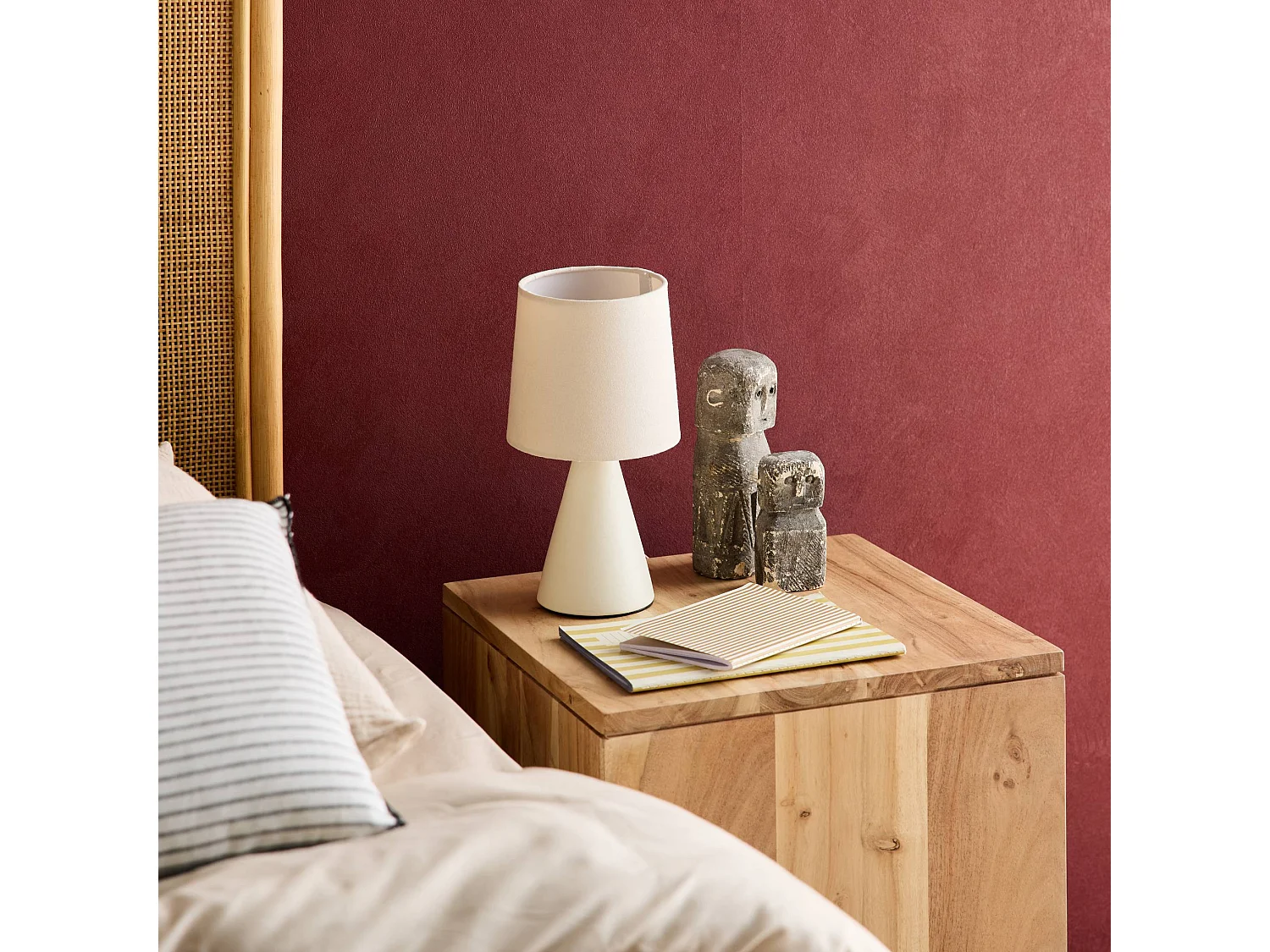 Lampada in ceramica, 13cm, beige