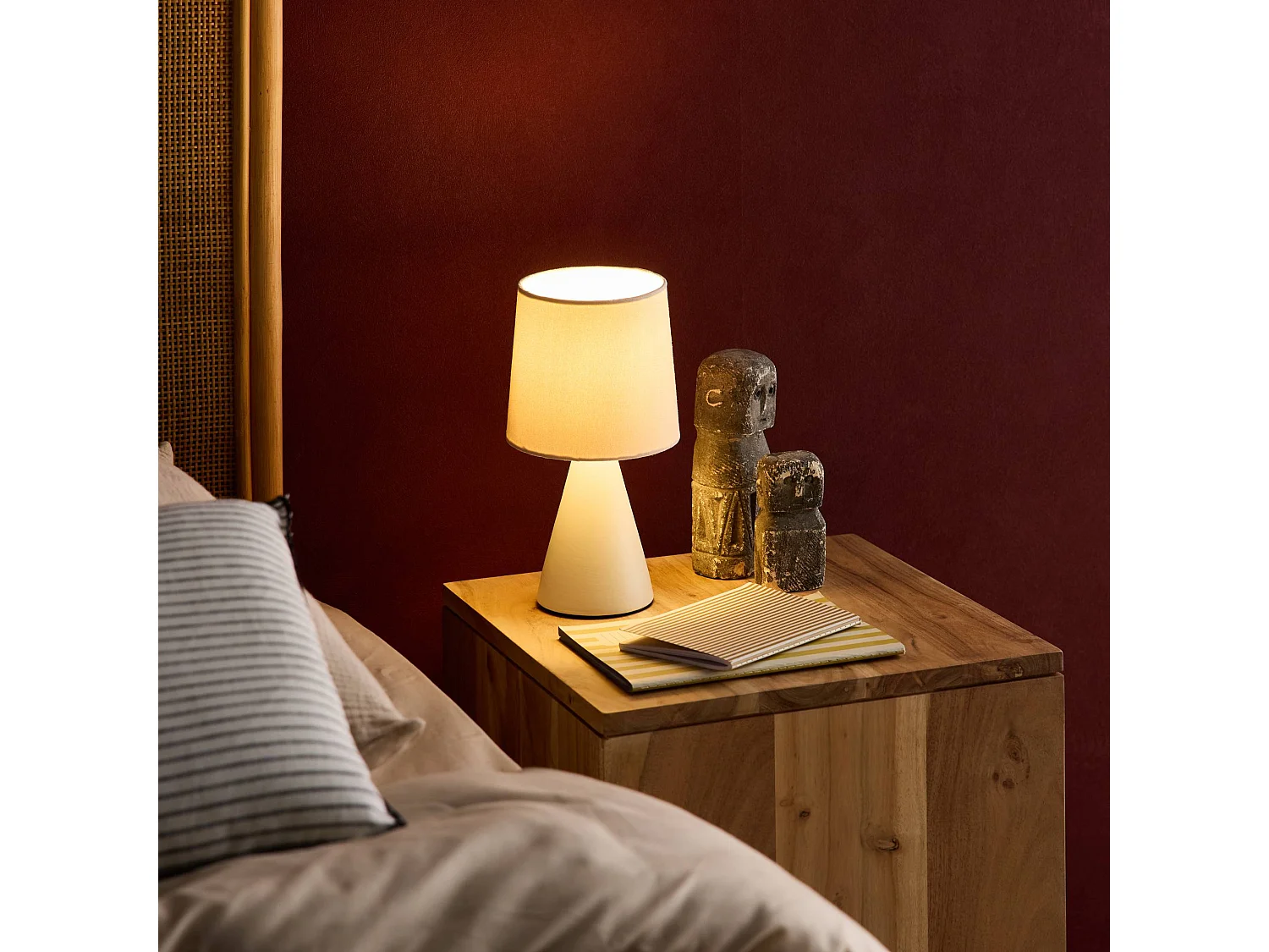 Lampada in ceramica, 13cm, beige