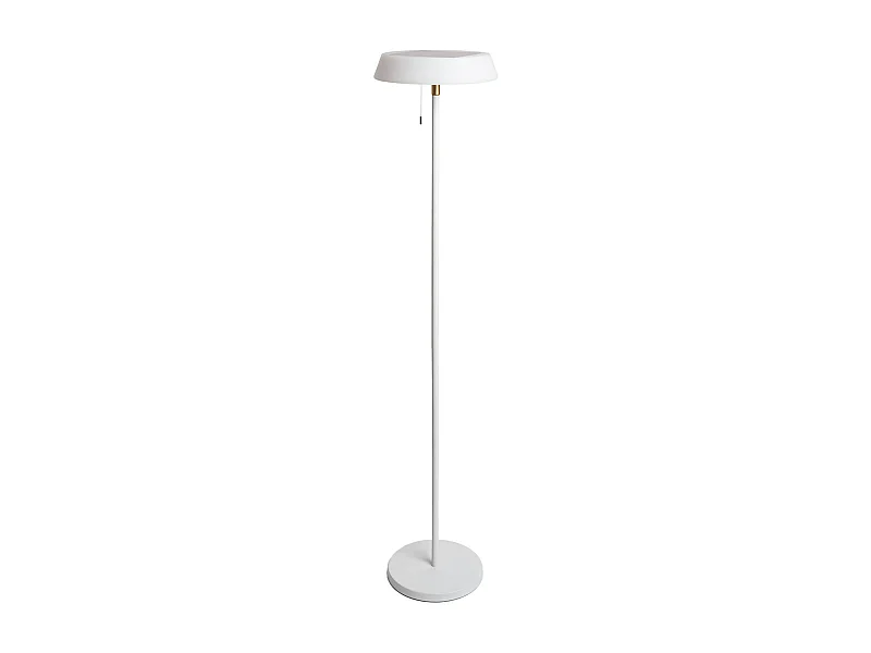 Lampione solare a led da esterno, 150cm, bianco