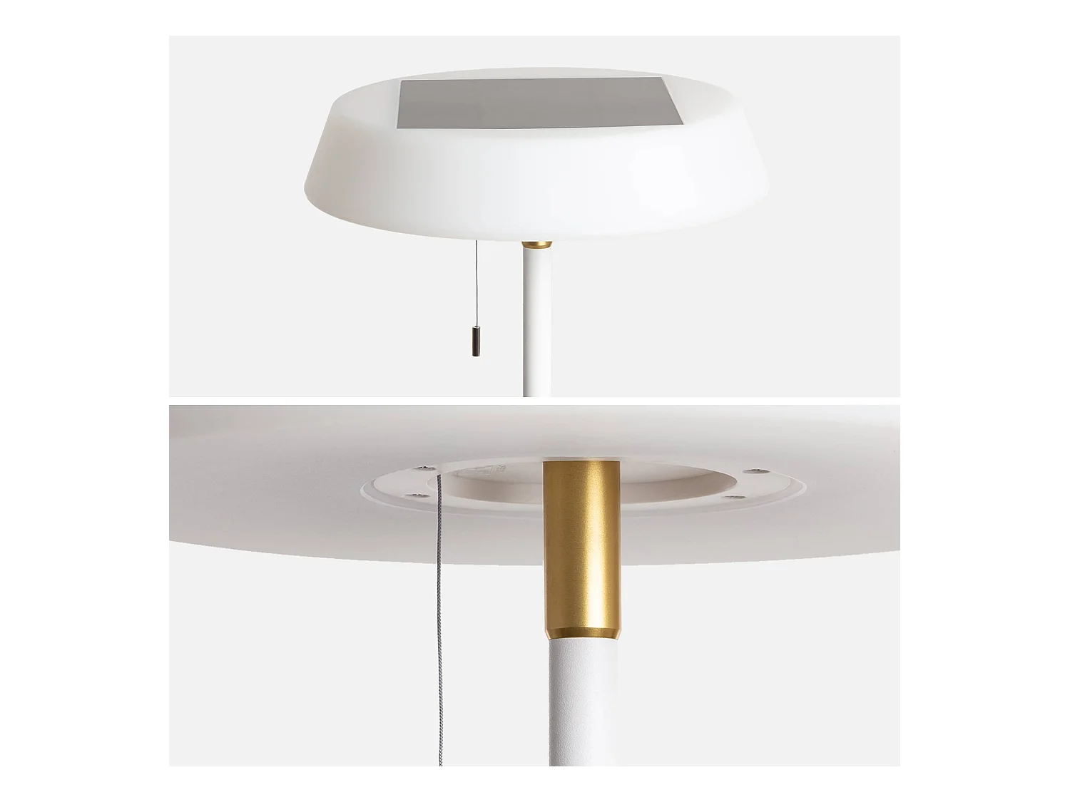 Lampadaire extérieur solaire LED H150cm Alex