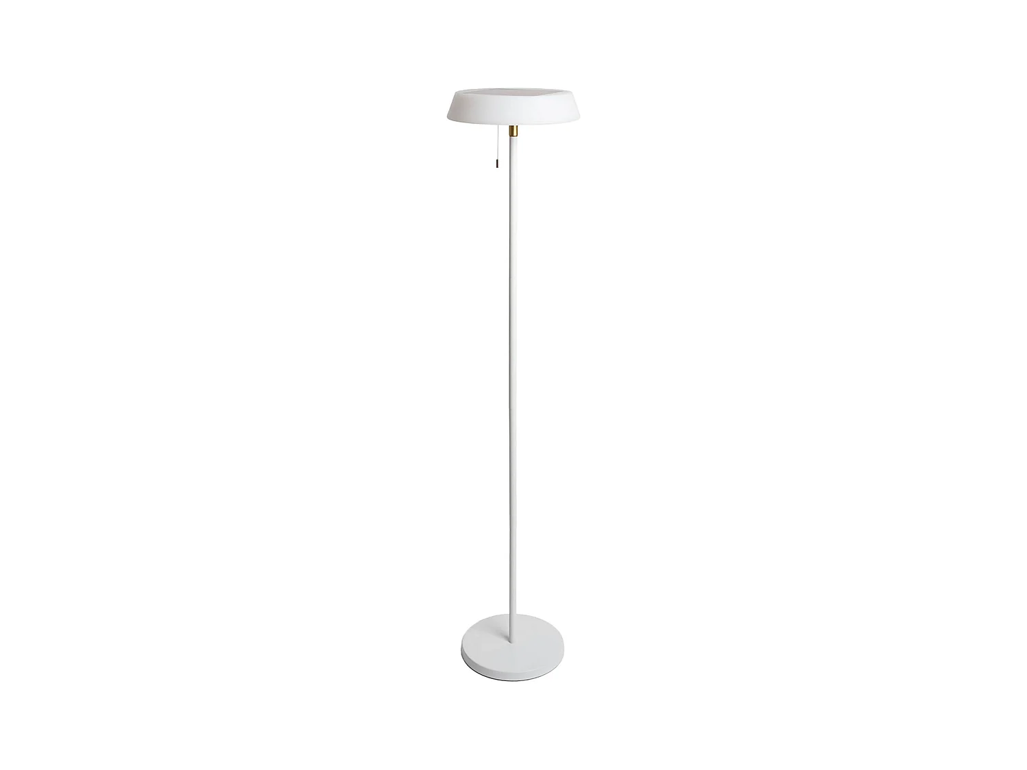Lampione solare a led da esterno, 150cm, bianco