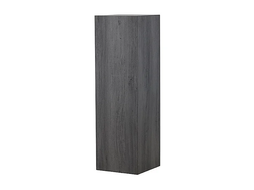 RamsvikH table d'angle piédestal noir.