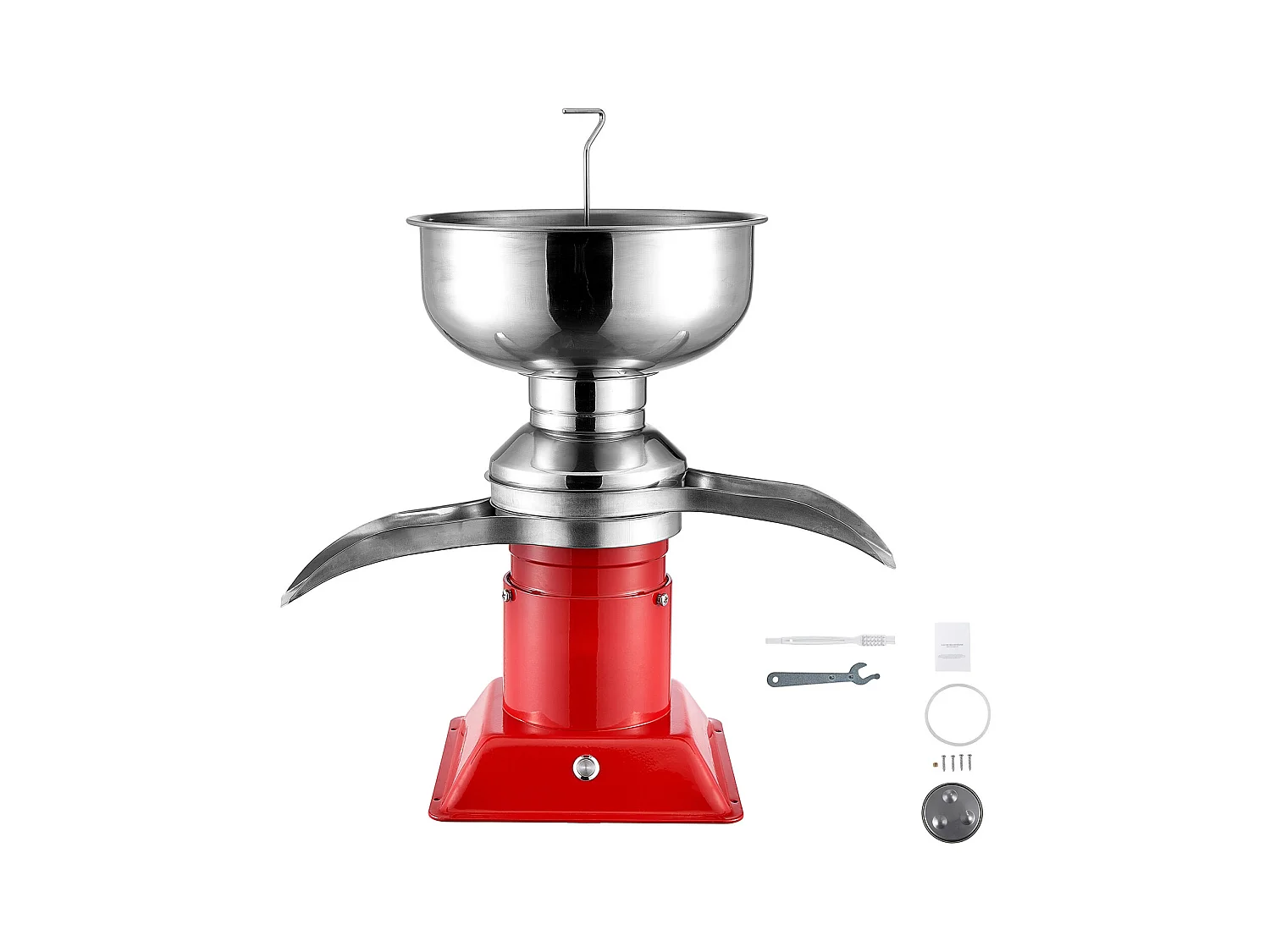 Séparateur de Crème Électrique SucceBuy 30 W, Sortie 100 L/H, 100-240 V, en Acier Inoxydable
