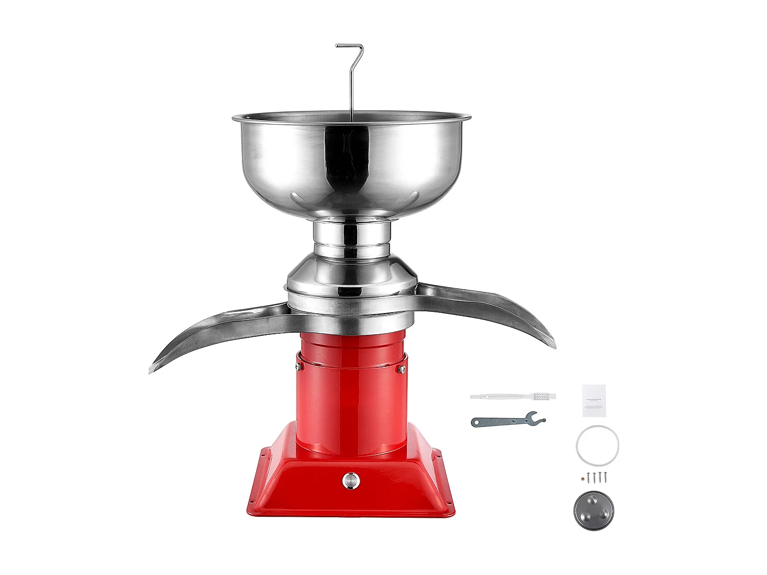 Séparateur de Crème Électrique SucceBuy 30 W, Sortie 100 L/H, 100-240 V, en Acier Inoxydable