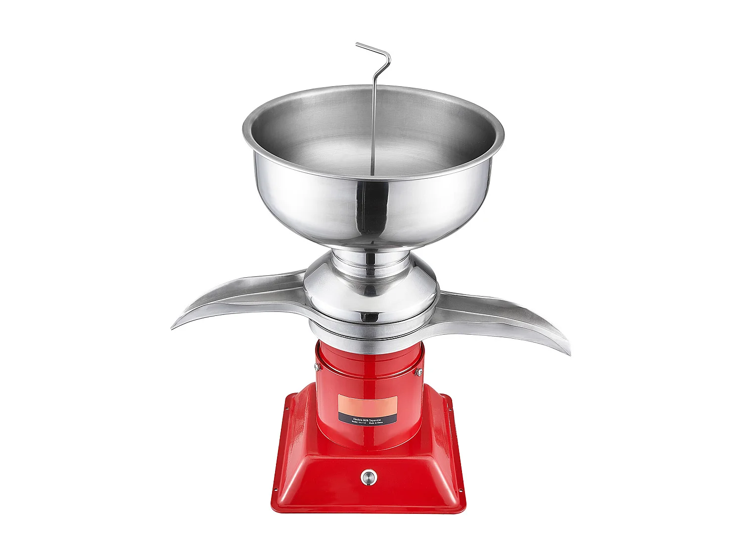 Séparateur de Crème Électrique SucceBuy 30 W, Sortie 100 L/H, 100-240 V, en Acier Inoxydable