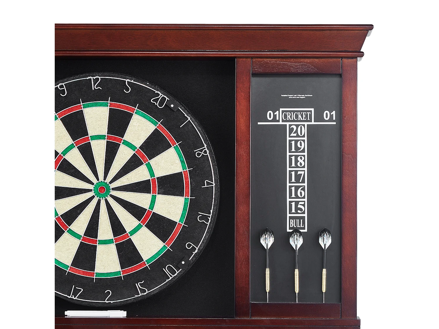 Kit Cible de Fléchettes et Armoire SucceBuy, Tous les Accessoires Inclus