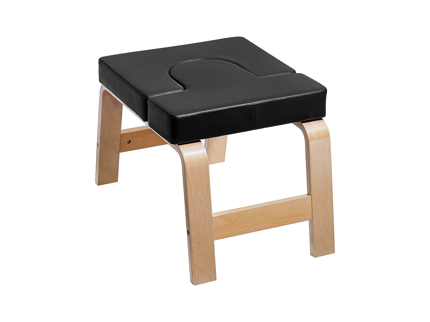 Banc de Yoga SucceBuy, Capacité de Charge 136 kg, pour Poirier, Entraînement de Fitness, Noir