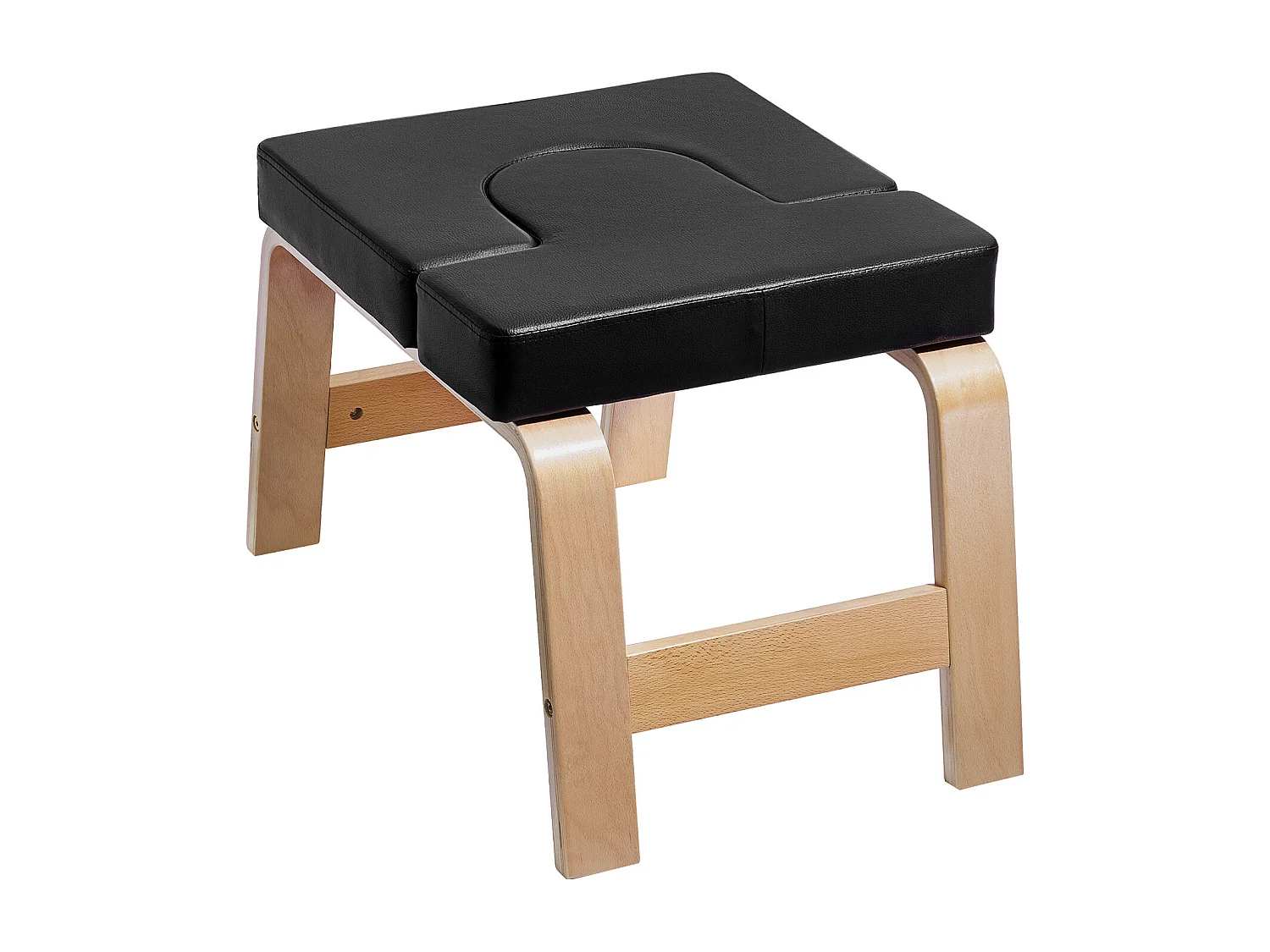 Banc de Yoga SucceBuy, Capacité de Charge 136 kg, pour Poirier, Entraînement de Fitness, Noir