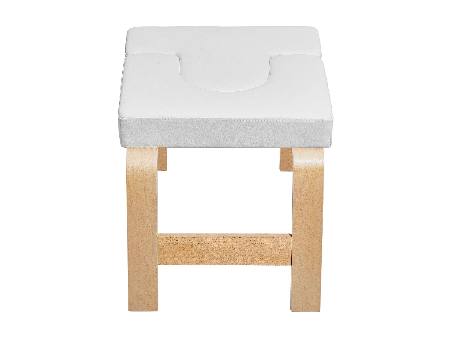 Krzesło do Jogi SucceBuy, Krzesło do Jogi do Wykonania Pozycji Krowy (Poirier), 136 kg, do Treningu Siły i Równowagi, Sala Treningowa, Biały