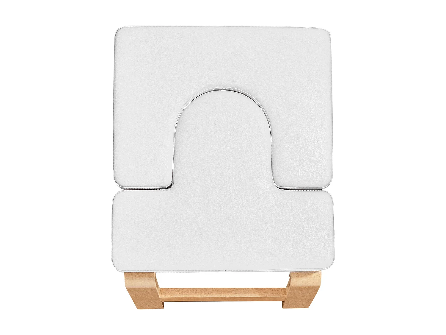 Sedia per Yoga SucceBuy, Sedia per Yoga per Fare la Posizione del Daino (Poirier), 136 kg, per Allenamento di Forza e Bilanciamento, Palestra, Bianco