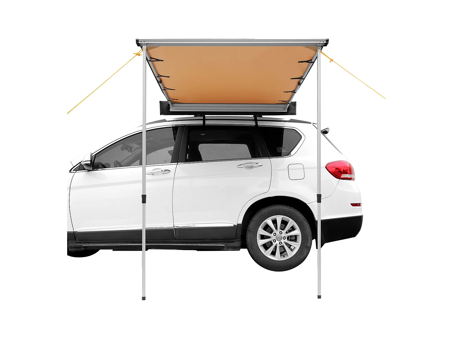 Auvent de Véhicule, Carport SucceBuy, Couverture D'ombre 140 x 201 cm, PU3000mm UV50+