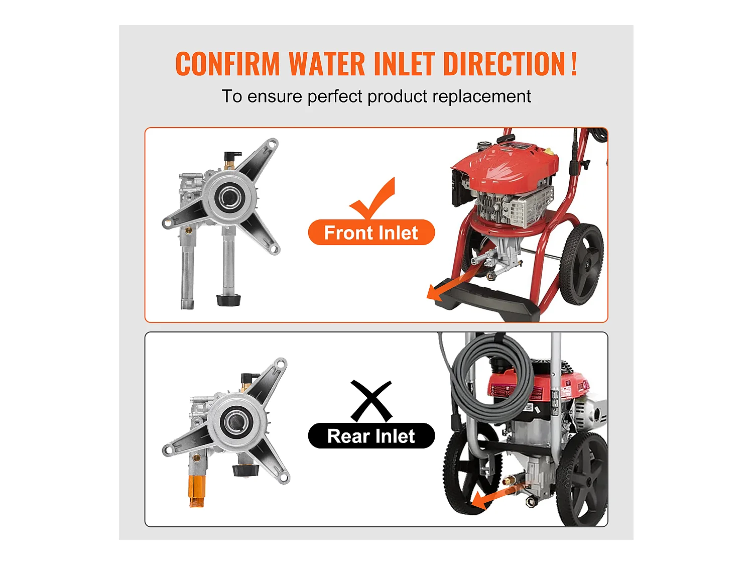 Pompa di Lavaggio ad Alta Pressione SucceBuy, 22,2 mm, 3100 PSI, 2,5 GPM, 5 Bocchette Verticali, per Honda, Troy Bilt, PowerStroke, Craftsman