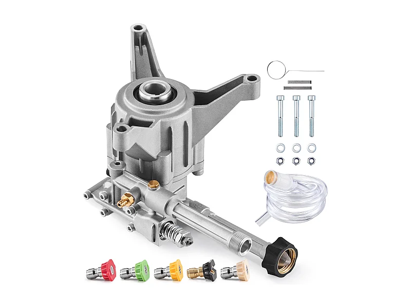 Bomba de Limpeza de Alta Pressão SucceBuy, 22,2 mm, 3100 PSI, 2,5 GPM, 5 Bicos Verticais, para Honda, Troy Bilt, PowerStroke, Craftsman