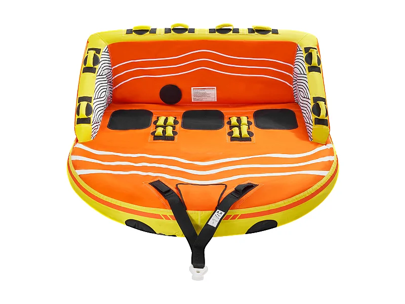 Sleepbare Tube, SucceBuy Sleepbare Tube voor Varen, Opblaasbare Watersporttube voor 1-3 Passagiers