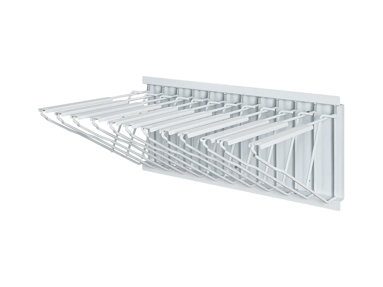 Étagère de Rangement Mural pour Plans SucceBuy, 12 Supports Pivotants, peut Contenir 1 200 Feuilles