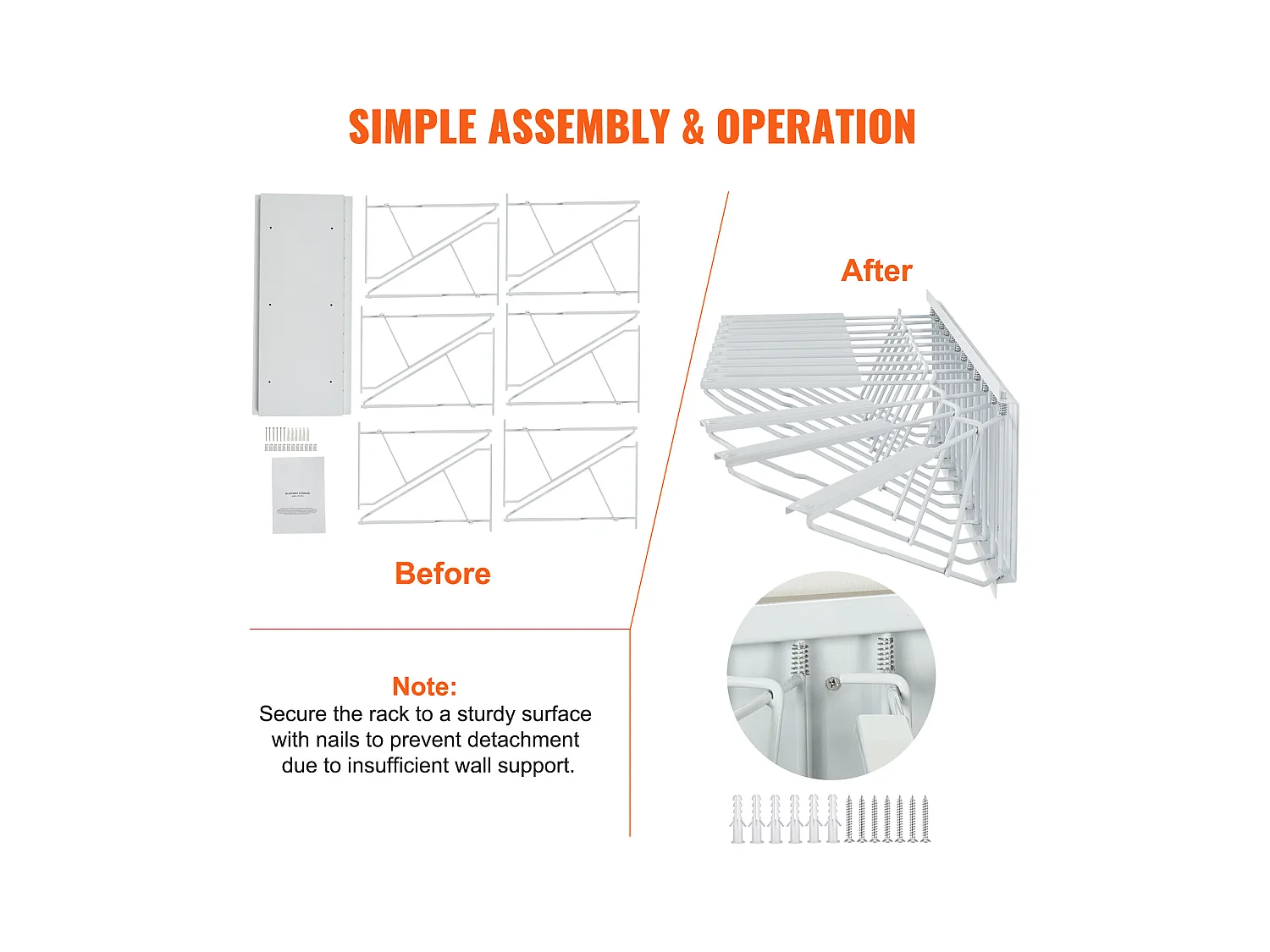 Étagère de Rangement Mural pour Plans SucceBuy, 12 Supports Pivotants, peut Contenir 1 200 Feuilles