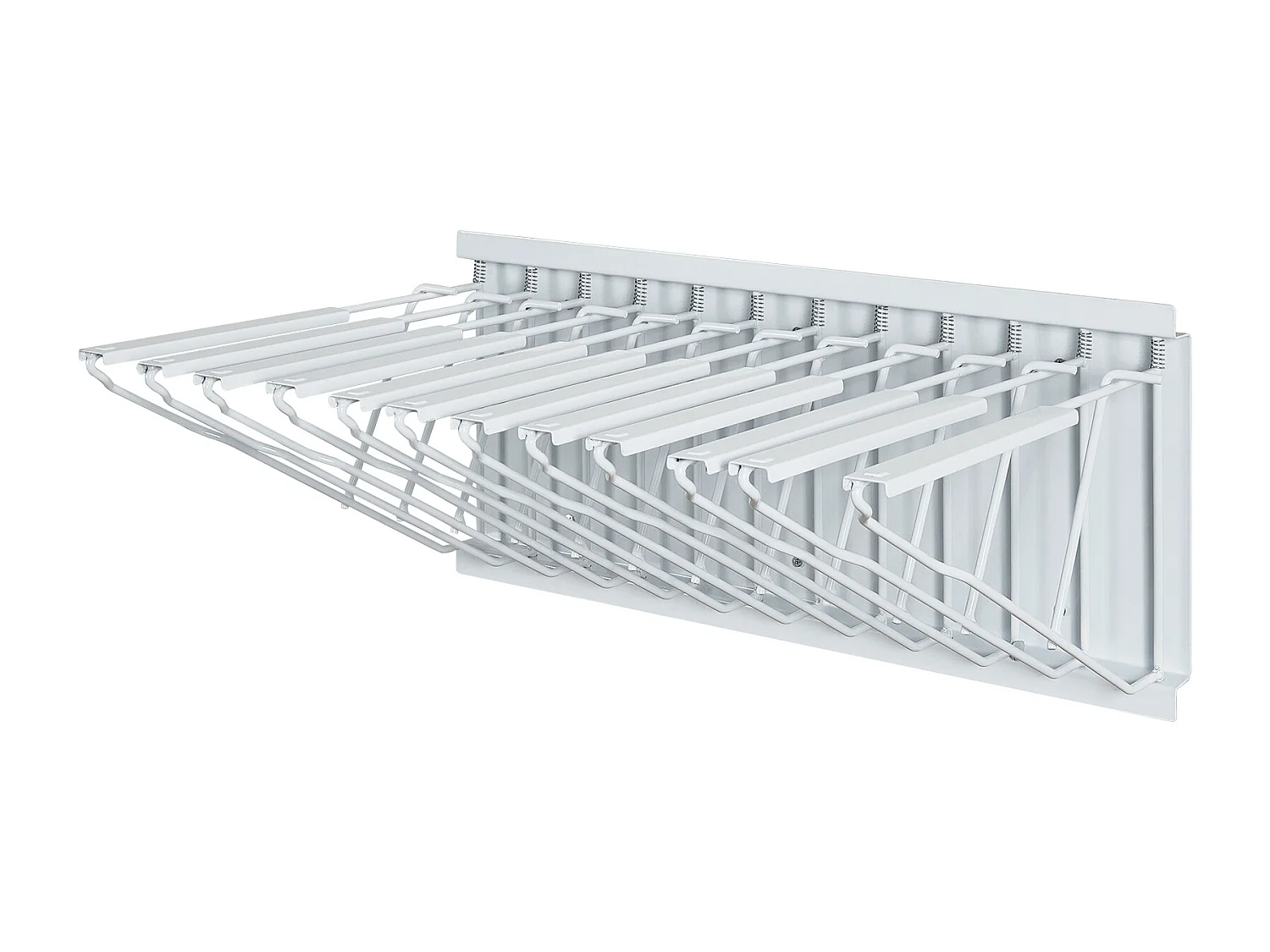 Étagère de Rangement Mural pour Plans SucceBuy, 12 Supports Pivotants, peut Contenir 1 200 Feuilles