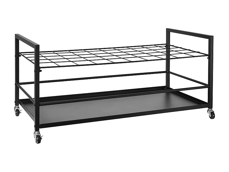 Étagère de Rangement SucceBuy à 50 Emplacements, Mobile avec Roulettes