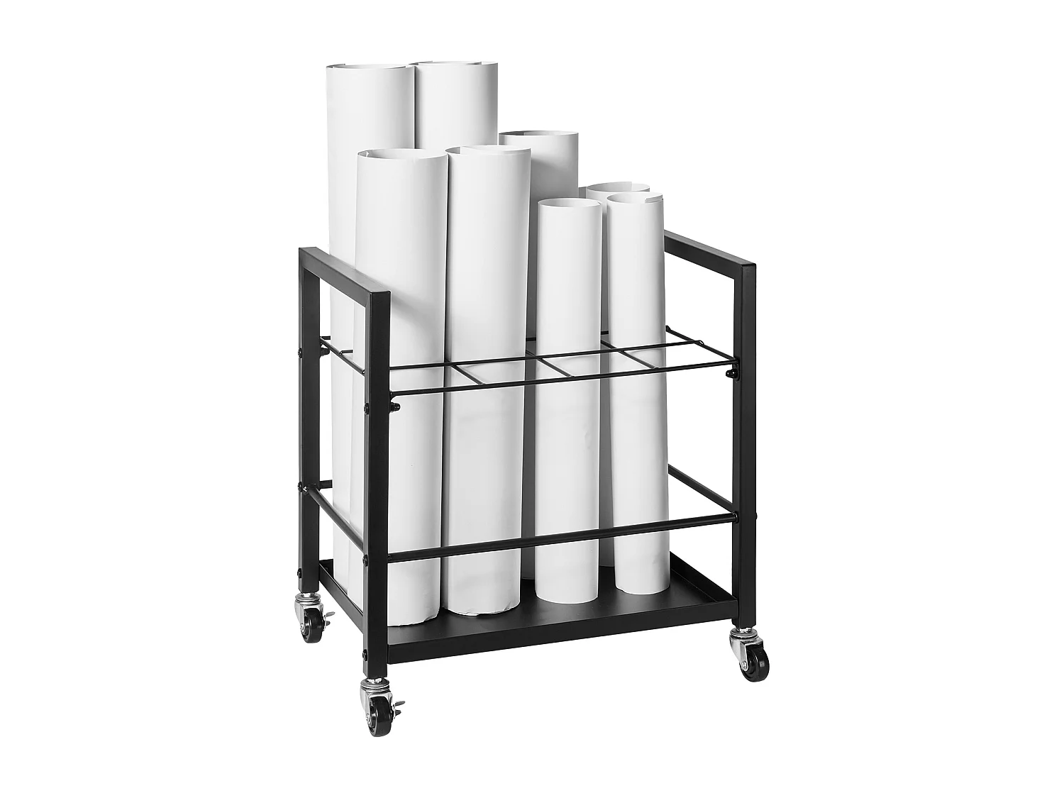 Opbergrek SucceBuy met 12 Vakken, Verrijdbaar met Wieltjes