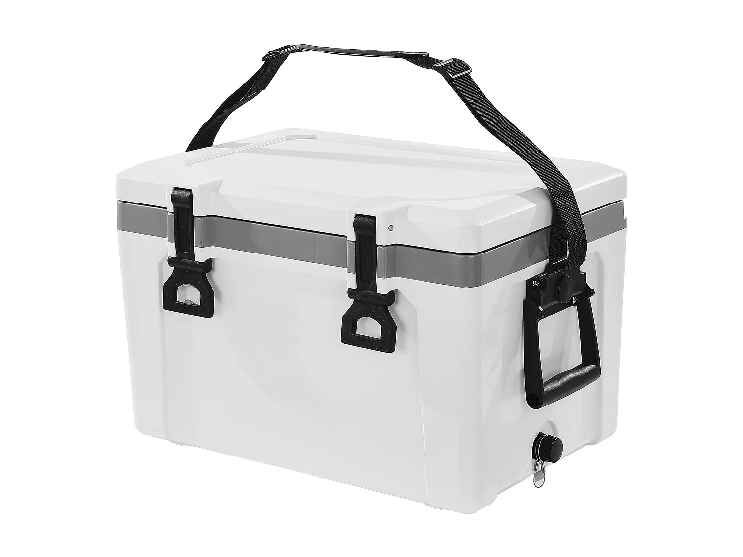 Glacière SucceBuy Glacière Isotherme Rigide Portable avec Capacité de 24,5 L, Sac Isotherme avec Conservation de Glace, Équipé de Sangles Résistantes