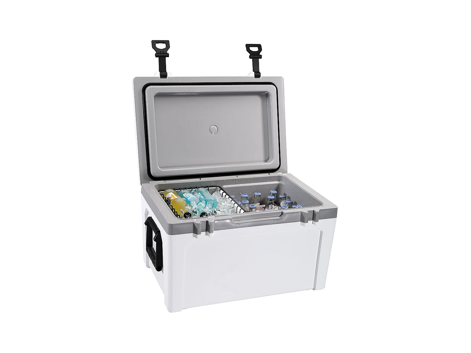 Glacière SucceBuy Glacière Rigide de 52 Litres, Glacière Portable Isolée Pouvant Contenir 50 Canettes